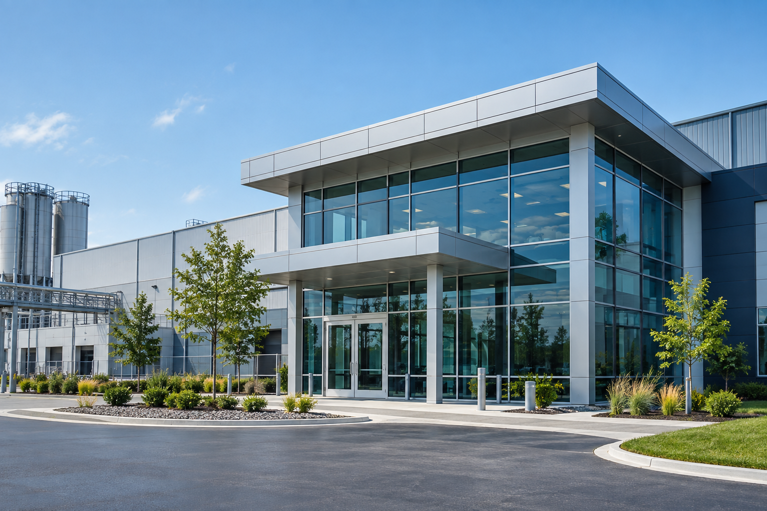 Clean modern medical office
